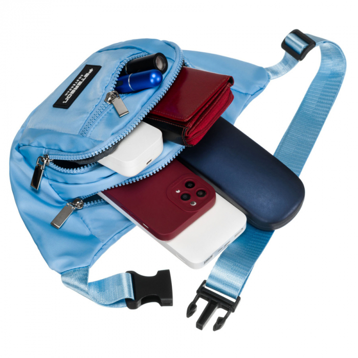 Geantă sport albastră din poliester, cu fermoar - Peterson PTR-PTN POM-S01-3780 L.B [5]