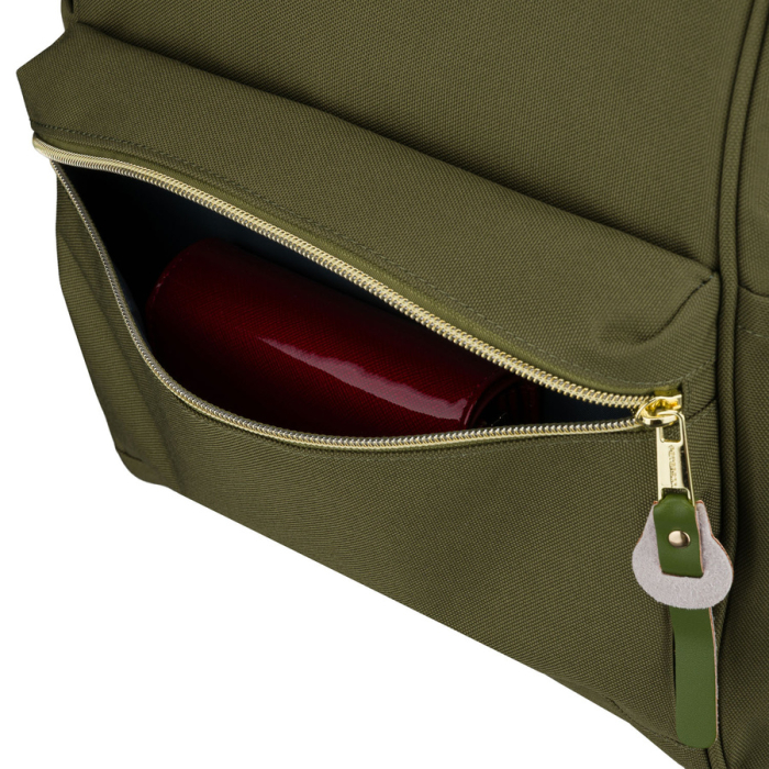 Rucsac de damă verde din poliester cu compartiment pentru laptop și bretele reglabile - Peterson PTR-PTN ALFA GREEN [7]