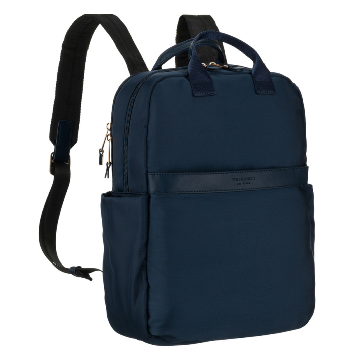 Rucsac de damă bleumarin din nylon cu bretele reglabile și închidere cu fermoar - Peterson PTR-PTN JN-08-9997 NAVY [1]