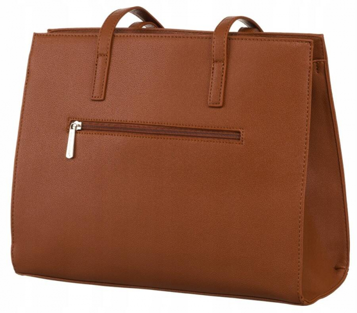 Geanta de mana mare de dama din piele ecologica - David Jones PTR-CH21081 COG [3]