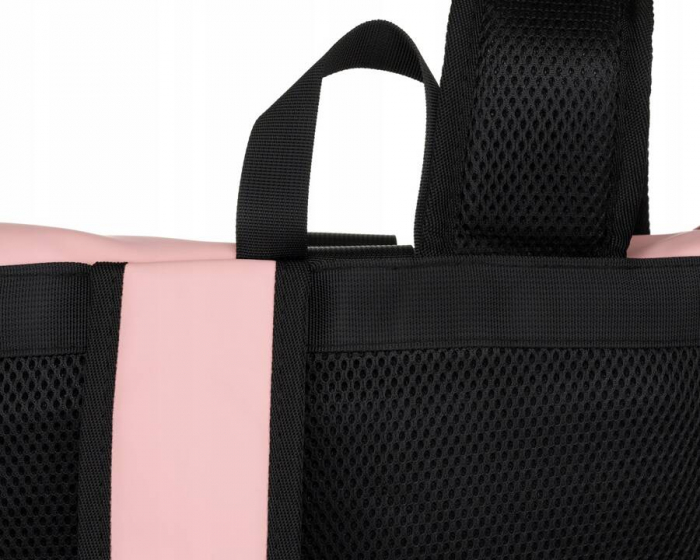 Rucsac sport roll-top de culoare roz, inchis cu catarama si fermoar - Peterson PTR-PTN NAIROBI-9169 PIN [6]