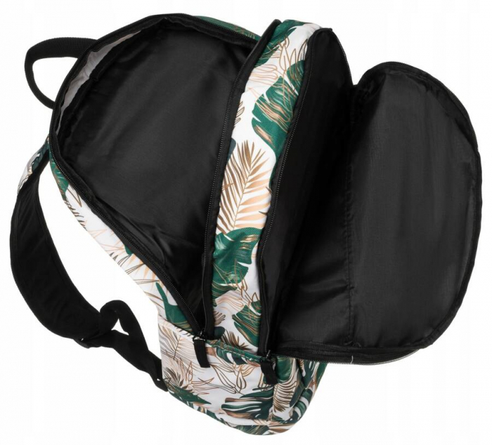 Rucsac clasic de damă din poliester cu model de plante - Rovicky PTR-R-PST-9329 08 [8]