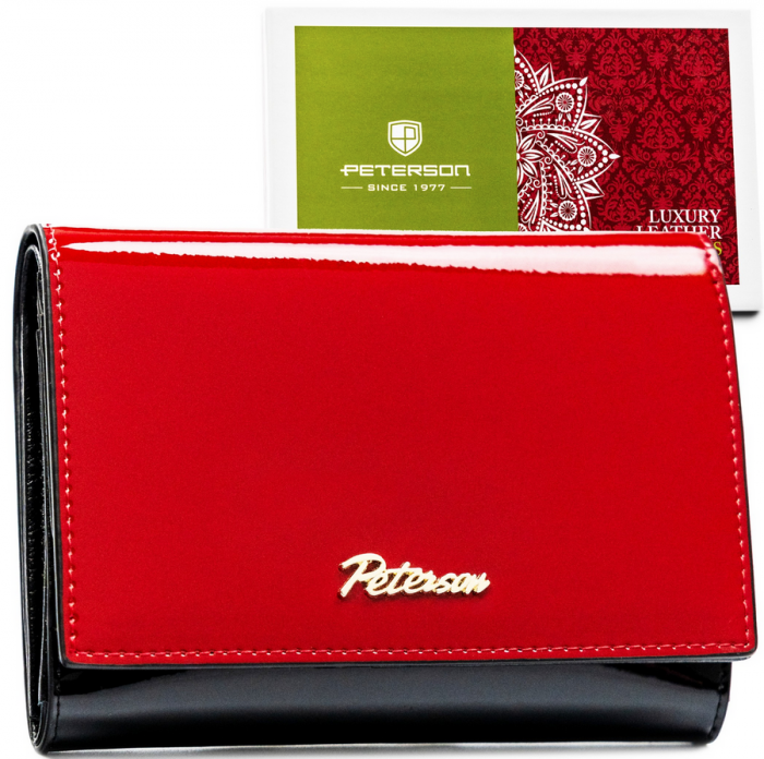 Portofel dama din piele naturala Peterson PTR-PTN 1N-445-6808 BL [1]