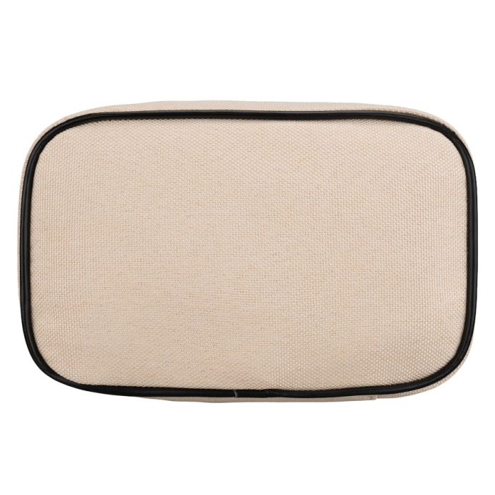 Geantă cosmetică din material sintetic bej și negru, cu un singur compartiment - Peterson PTR-PTN KOS-DA-16-3484 B [8]