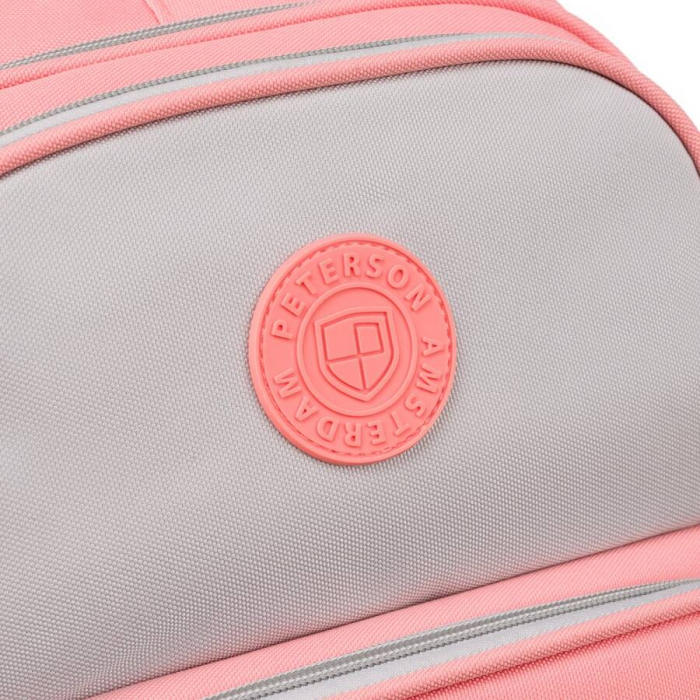 Rucsac de scoala roz din poliester respirabil - Peterson PTR-PTN PS1-6043 PI [6]