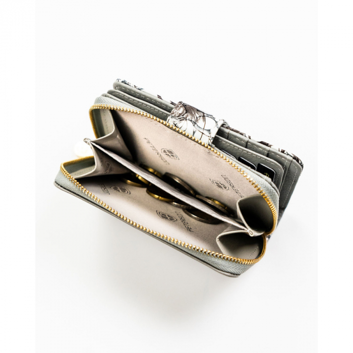Portofel dama din piele naturala Peterson PTR-PTN PH31-LFL-7223 BL [9]