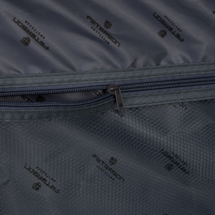 Valiză mică de cabină din polipropilenă, de culoare gri - Peterson PTR-PTN HPP-01-W-S-1808 [18]