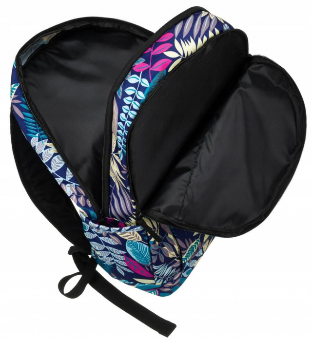 Rucsac clasic de damă din poliester cu model de plante - Rovicky PTR-R-PST-9251 01 [7]