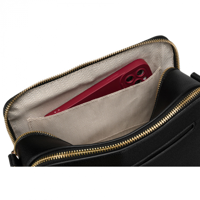 Geantă de damă neagră, urbană, din piele ecologică - Peterson PTN TOR-ALE-21 BLACK [7]