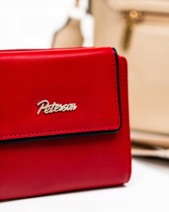Portofel dama din piele naturala Peterson PTR-PTN KA-26-9603 RED/N [4]