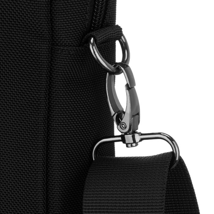 Geantă messenger mică și practică din Cordura neagră, cu închidere cu fermoar - Peterson PTR-PTN-73216-2119 BLACK [5]