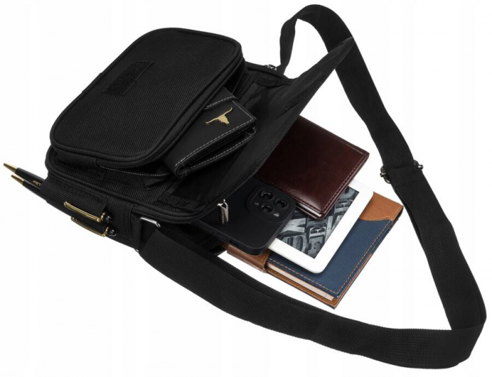 Geantă bărbați compactă din poliester - Peterson PTR-PTN 6523-5758 BL [9]