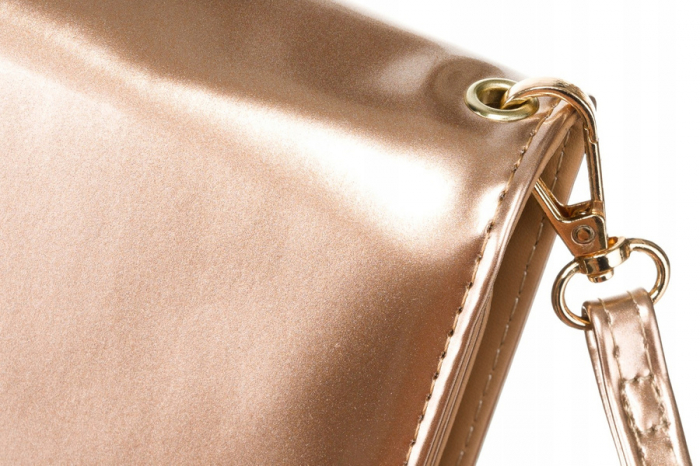 Mini geantă clutch de culoare aurie cu buzunar pentru telefon - Rovicky PTR-R-MW-01-6052 GOLD [5]