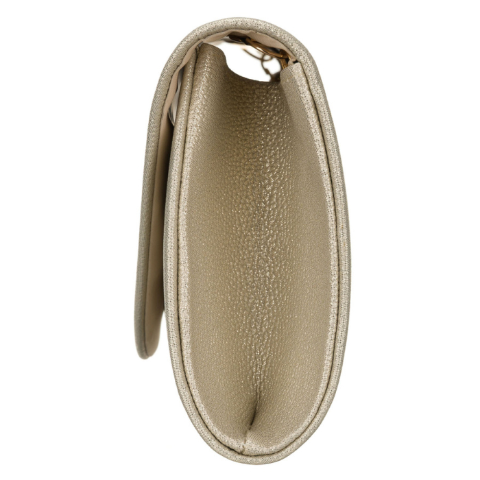 Geantă tip clutch aurie pentru femei, din piele ecologică, cu clips magnetic - Rovicky PTR-R-XS029-1-0719 GOLD [4]
