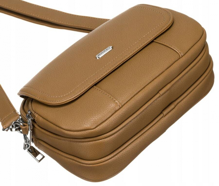 Geanta messenger de dama eleganta din piele ecologica - Rovicky PTR-R-074-02-0553 BEI [9]