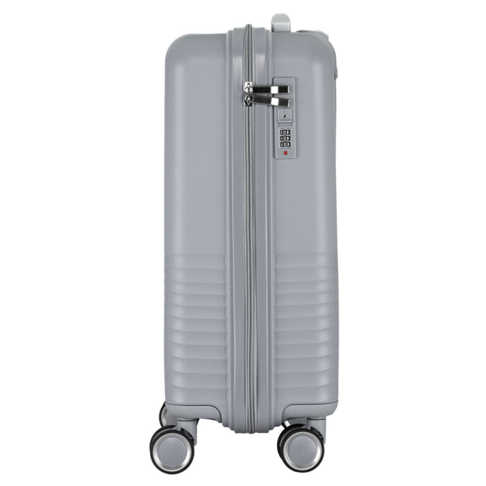 Valiză de cabină gri cu mâner telescopic - Peterson PTR-PTN PP-09-W-S-1563 G [4]