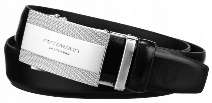 Curea barbati din piele naturala Peterson PTR-PTN A007 BL [2]