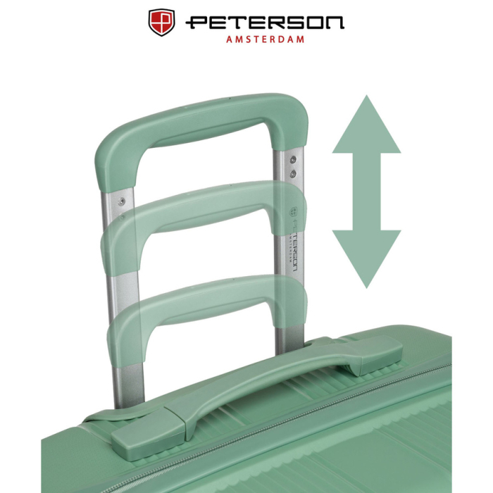 Valiză mare de călătorie verde cu carcasă impermeabilă - Peterson PTR-PTN PP-09-W-L-1501 G [14]