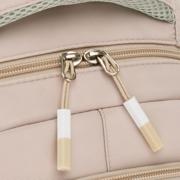 Rucsac școlar bej, la modă, din poliester, cu bretele reglabile - Peterson PTR-PTN 8594-1389 BEIGE [15]