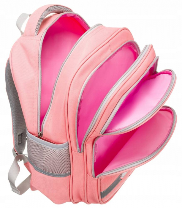 Rucsac de scoala roz din poliester respirabil - Peterson PTR-PTN PS1-6043 PI [5]