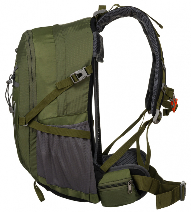 Rucsac de drumeție sport verde aventură cu fluier de salvare - Peterson PTR-PTN JPS-01-8474 GREE [8]