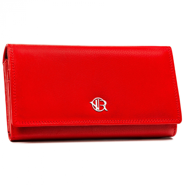 Portofel dama din piele naturala Rovicky PTR-R-D1521-NCD-BL RED [1]