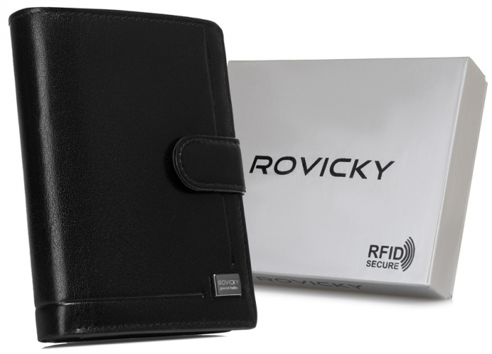 Portofel barbati din piele naturala Rovicky PTR-CPR-N4L-BAR-7642 BL [1]