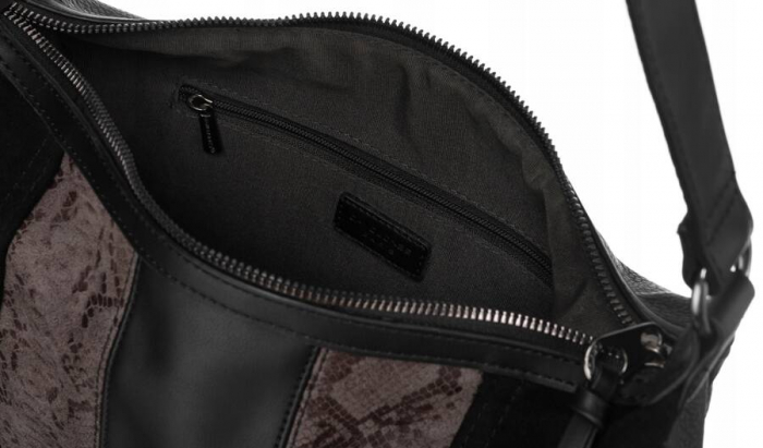 Geanta de dama din piele ecologica - David Jones PTR-6885-1 BL [5]