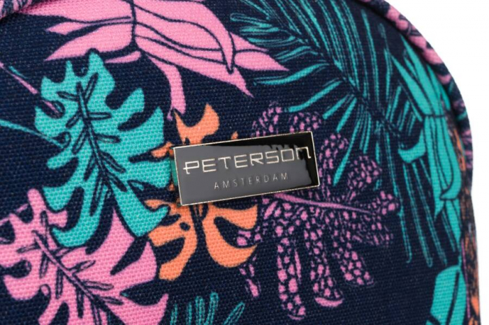 Geantă compactă pentru cosmetice de damă cu imprimeu botanic - Peterson PTR-PTN KOS-J01-8924 L01 [4]