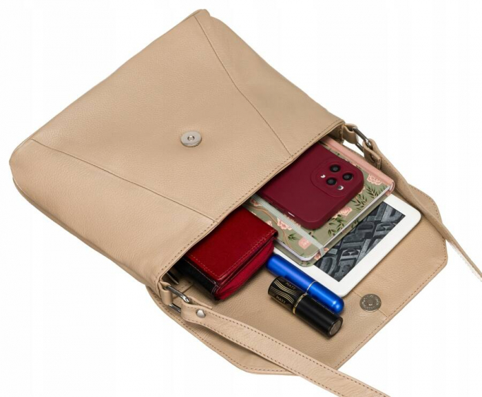 Geanta messenger de dama mica din piele naturala - Rovicky PTR-R-TSL-08-CPDM-9061 B [7]