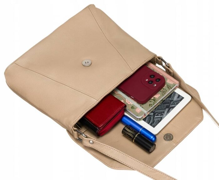 Geanta messenger de dama mica din piele naturala - Rovicky R-TSL-08-CPDM-9061 B [7]