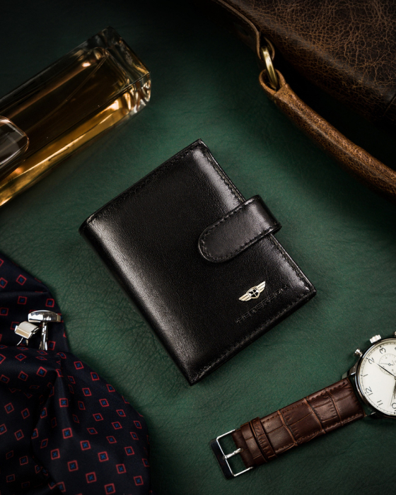 Portofel barbati din piele naturala Peterson PTN 363Z 2-1-1 BL [2]