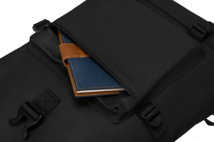 Rucsac mare de oraș din material impermeabil de culoare neagră - Peterson PTR-PTN NAIROBI-9152 BL [12]