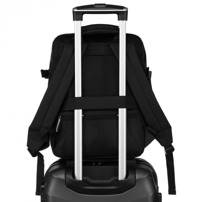 Rucsac de călătorie din poliester impermeabil negru impermeabil - Peterson PTR-PTN SKYLINE-8602 BLA [6]