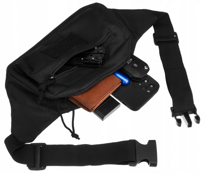 Borseta pentru bărbați spațioasă, sport, din poliester - Rovicky PTR-RN-01-9220 BL [7]