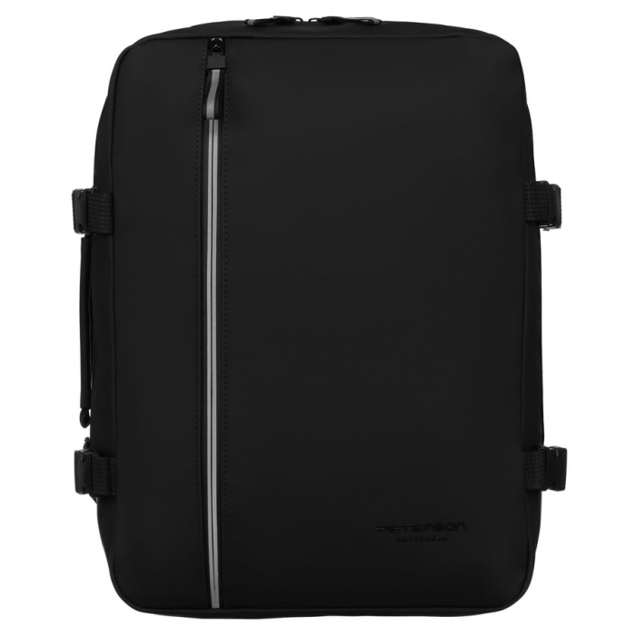 Rucsac de călătorie din poliester impermeabil negru impermeabil - Peterson PTR-PTN SKYLINE-8602 BLA [2]