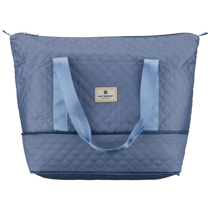 Geantă de antrenament din poliester albastru, echipată cu suport pentru valiză - Peterson PTR-PTN PIK-02-8618 L.BL [3]