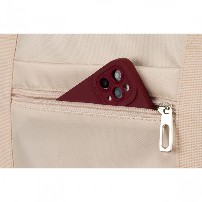 Geantă de voiaj sport din poliester bej, cu două compartimente - Peterson PTR-PTN 23032-8267 BEIGE [10]