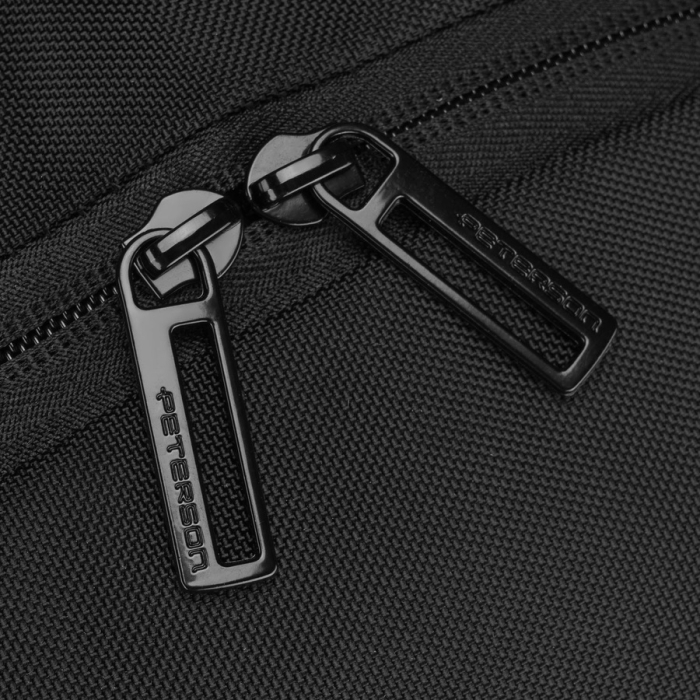 Rucsac mare, negru, din poliester, cu compartiment pentru laptop și compartiment individual - Peterson [17]