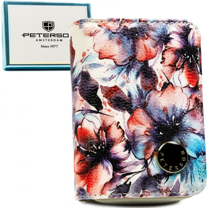 Portofel din piele pentru femei Peterson PTR-PTN PX33-PF1 ROSE [1]