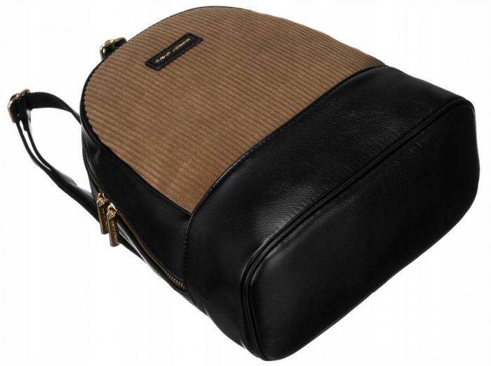 Rucsac mic de dama din piele ecologica - David Jones PTR-6877-3 KHAKI [8]