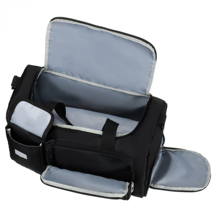 Geantă de voiaj sport din poliester negru cu curea de umăr - Peterson PTR-PTN 23032-8243 BLACK [8]