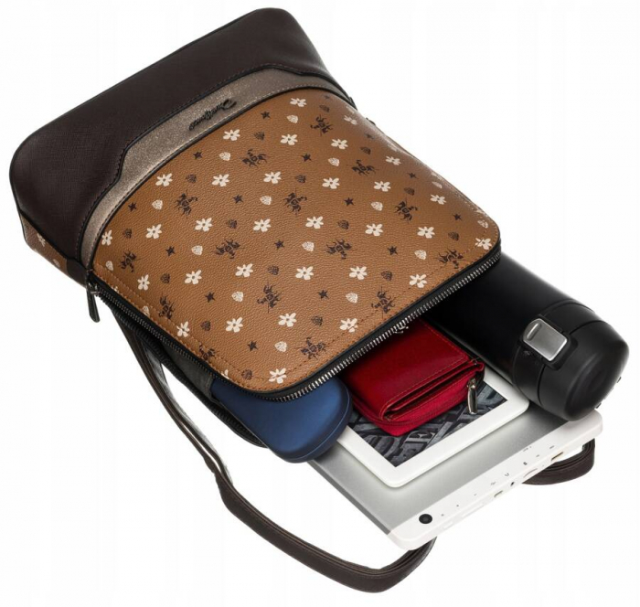 Rucsac elegant de dama din piele ecologica - David Jones PTR-6866-2 COG [7]