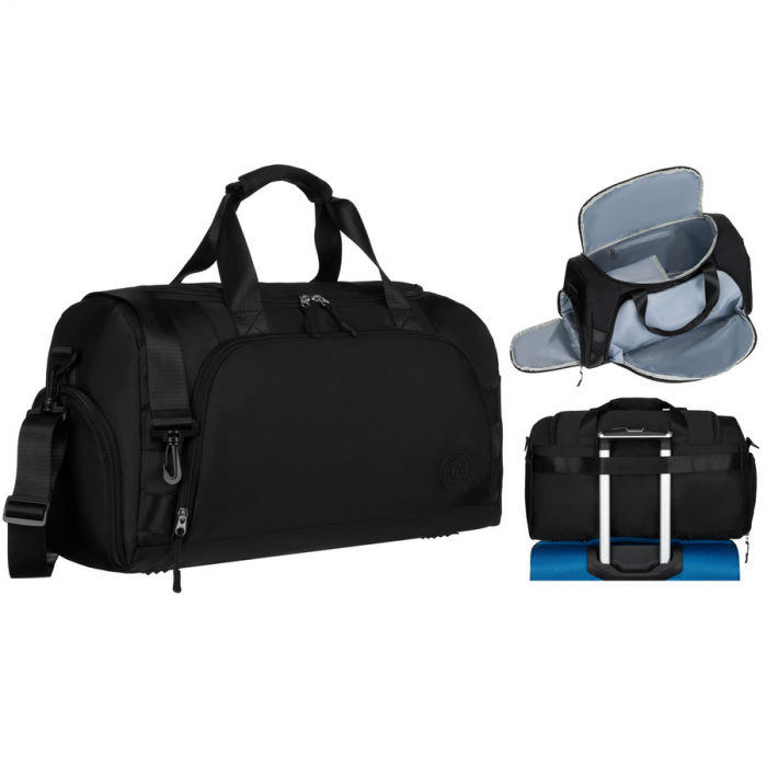 Geantă de călătorie neagră cu mâner pentru valiză - Peterson PTR-PTN 24427-8304 BLACK [2]