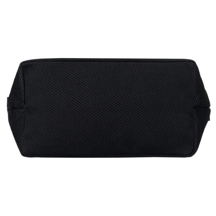 Geantă neagră de damă din poliester cu buzunar exterior - Rovicky PTR-R-TZ15605-ZH BLACK [9]