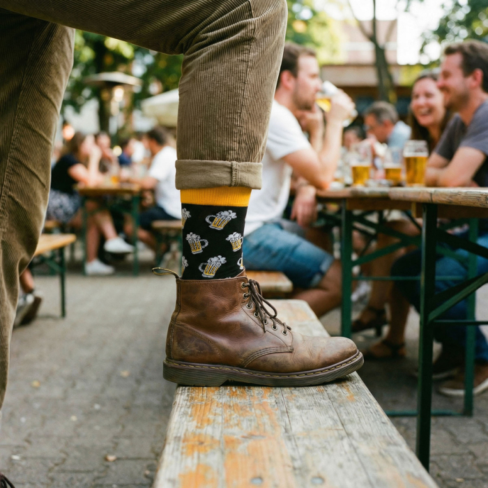 Set de șosete bărbătești cu diverse modele de bere, mărimi 38-45 - Peterson PTR-PTN SML-S3W-BE-38-44 [24]