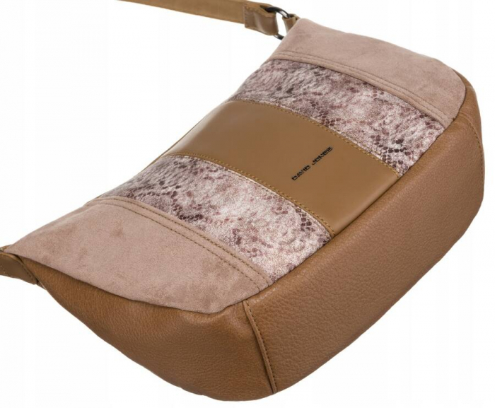 Geanta de dama din piele ecologica - David Jones PTR-6885-1 CAMEL [8]