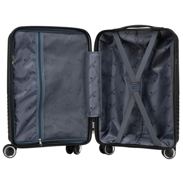 Valiză de cabină neagră cu mâner telescopic - Peterson PTR-PTN PP-09-W-S-1525 B [7]