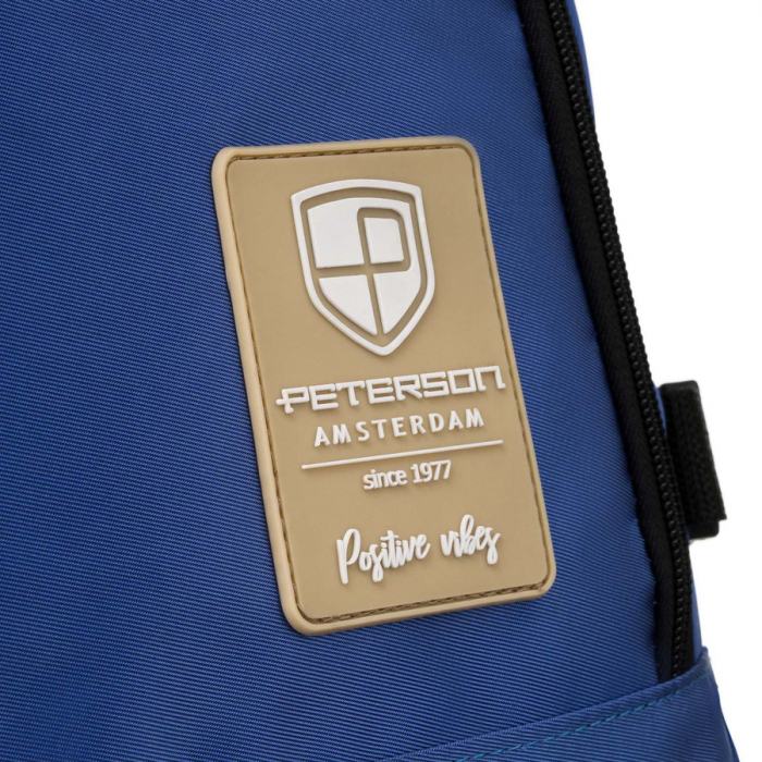 Rucsac de voiaj din poliester impermeabil de culoare albastra cu bretele reglabile - Peterson PTR-PTN APP-6684 BLUE [9]