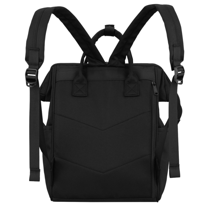 Rucsac de damă cu compartiment pentru laptop, fabricat din poliester negru - Peterson [13]